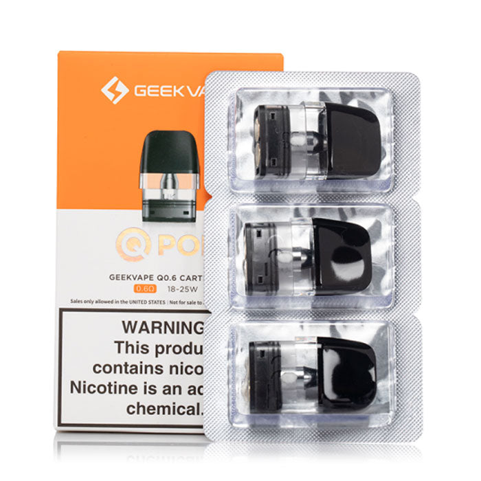 Geekvape Q Replacement Pods 0.6ohm