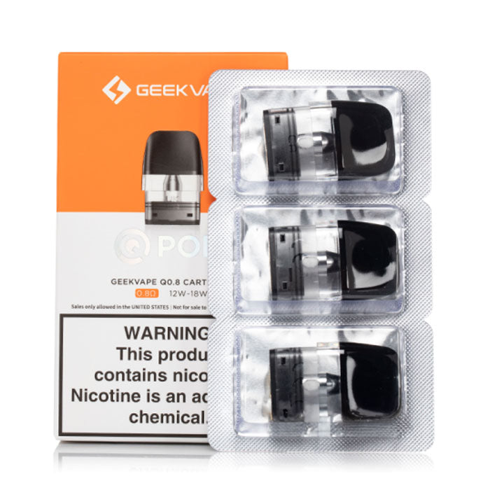 Geekvape Q Replacement Pods 0.8ohm