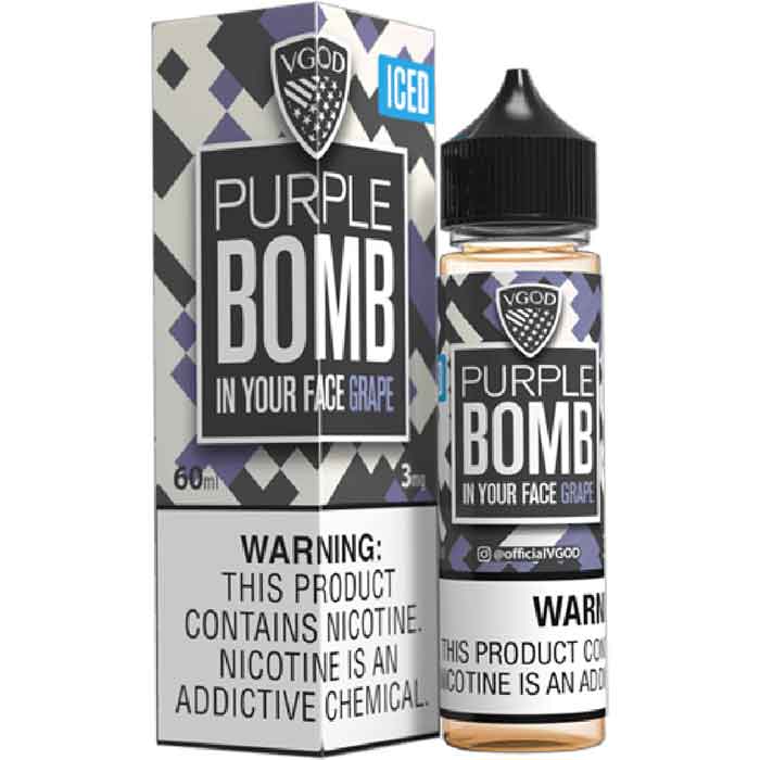 Iced Purple Bomb - VGOD  - 60mL - Apes Vapes UAE